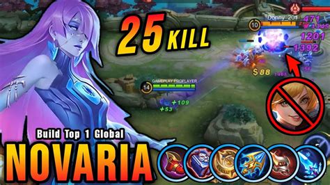 25 Kills Best Novaria One Hit Build And Emblem Build Top 1 Global