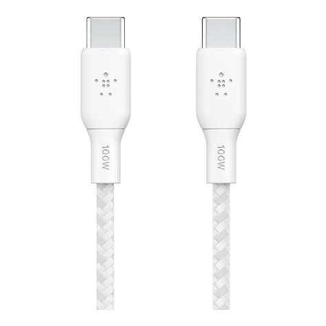 Charger Cable สายชาร์จ Belkin Boost Charge Usb C To Usb C 100w 2 Meter Cab014bt2mwh