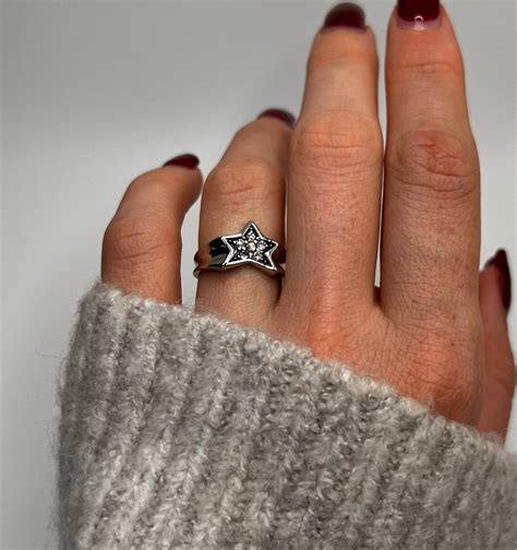 925 Sterling Silver Star Ring Adjustable Silver Star Ring Handmade