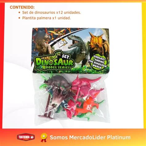 Set Dinosaurios De Goma X12 Unidades Juguetes Animales Niños en venta