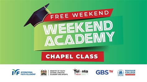 IYF Weekend Academy Chapel Class YouTube