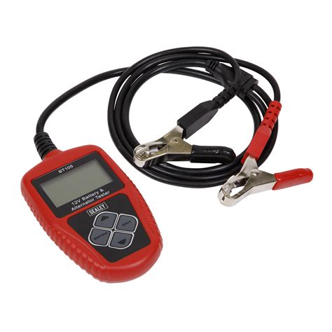 12v Digital Battery And Alternator Tester Bt105 Sealey