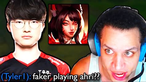 Tyler Reacts To Faker Picking Ahri And Opinion On Skin Youtube