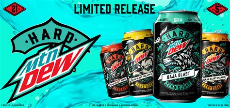 Hard Mtn Dew Drops Baja Blast Variety Pack