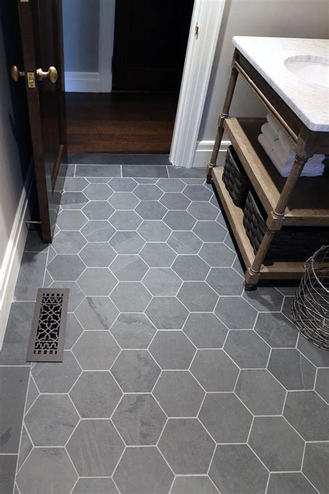 20+ Grey Hexagon Floor Tile – DECOOMO