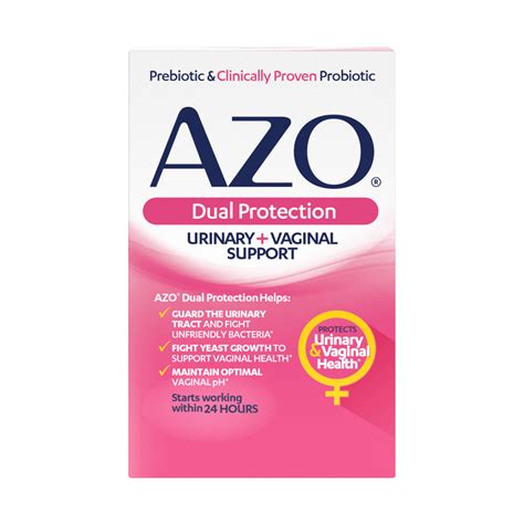 Uti And Yeast Infection Symptom Relief Plus Bladder Control Azo