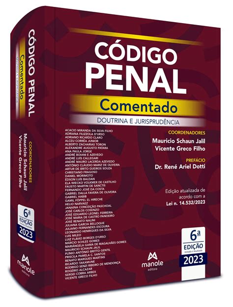 Livro Código Penal Comentado 6ª Edição 2023 Livraria Odontomedi