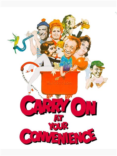 "Carry on At Your Convenience" Poster by attractivedecoy | Redbubble