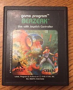 Berzerk Atari 2600 1982 Video Game Program CX2650 Vintage Retro EBay