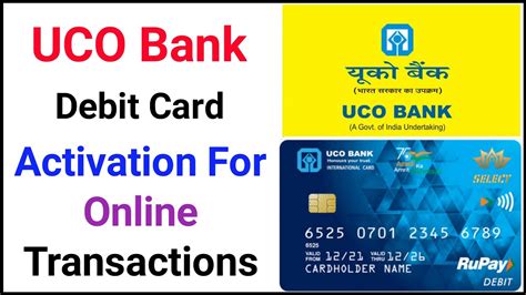 UCO Bank Debit Card Activation For Online Transaction YouTube