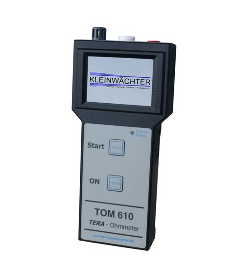 Eurostat Tom Tera Ohm Meter Surface Resistance Meter With Touchscreen