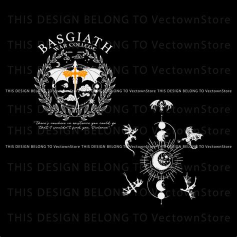 Basgiath War College Healer SVG Fourth Wing SVG Cricut File