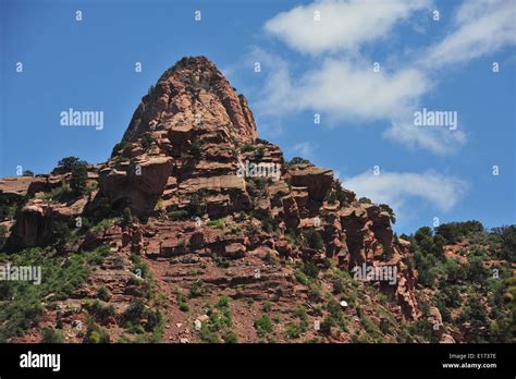 Kolob Canyon In Utah Stock Photo Alamy