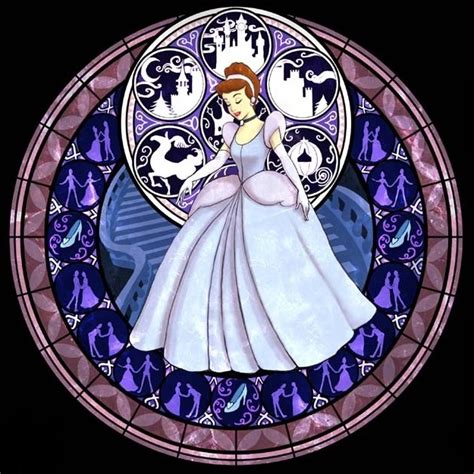 Cinderella Stained Glass Disney Princess Fan Art 31396694 Fanpop