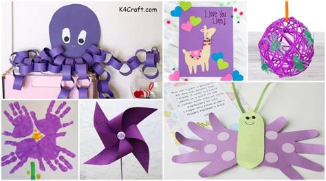 Purple Color Craft Activities & Fun Ideas for Kids • K4 Craft