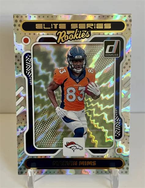 Donruss Marvin Mims Elite Series Recrues N Denver Broncos