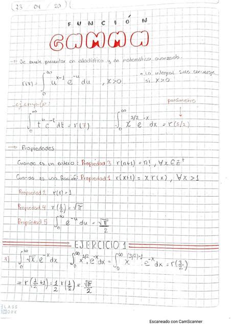 Funci N Gama Con Ejercicios Tips Study Ad Udocz