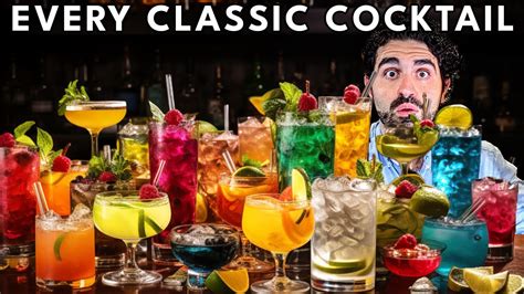 I Created Every Classic Cocktail And Ranked Them All Youtube