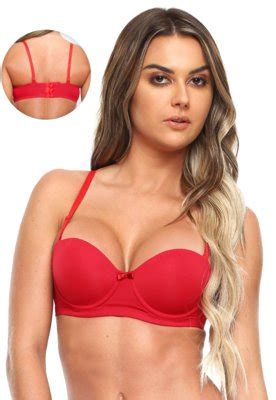 Suti Vi Lingerie Tomara Que Caia Liso Vermelho Compre Agora Dafiti Brasil