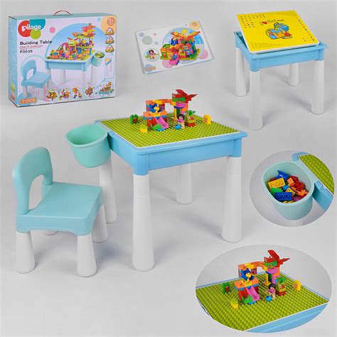 Happyland.ua | Игровой столик с конструктором 4 в 1 P 3035 купить в ...