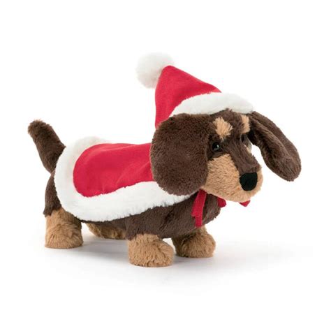 Jellycat Winter Warmer Otto Sausage Dog Hopscotch Childrens Store