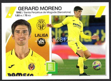 GERARD MORENO 20 VILLARREAL CF CROMO LA LIGA ESTE 2023 24 PANINI 23 24