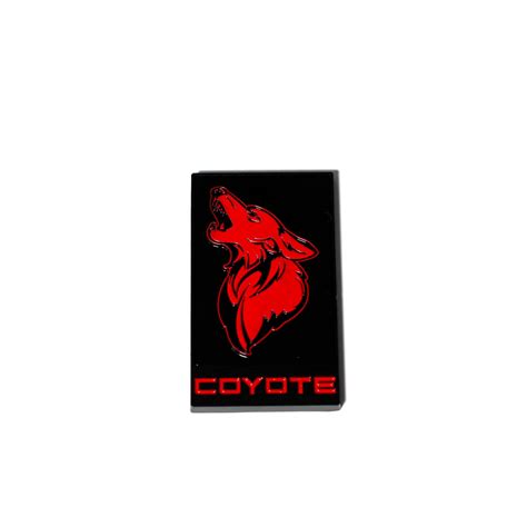 The Original Howling Coyote Badge For 2015 2024 Ford Mustang Etsy