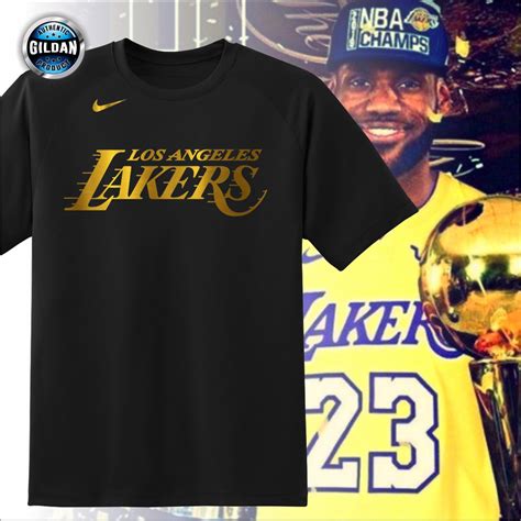 Gildan NBA Los Angeles Lakers Tshirt LAKERS Lebron James Basketball ...