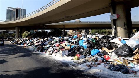 Lebanon Rubbish Protest Shelved As Crisis Deepens Bbc News