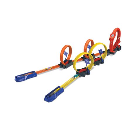Hot Wheels Sfida Multi Loop Playset Con Macchinina Hot Wheels Pista Da Cm Con Giri Della