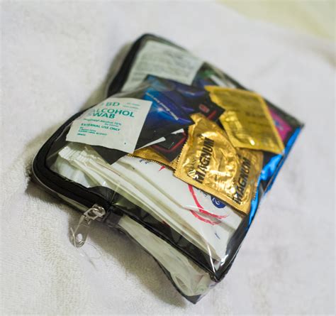 Coopers Safer Sex Kit Condoms And Dental Dams And Gloves And Alcohol Swabs