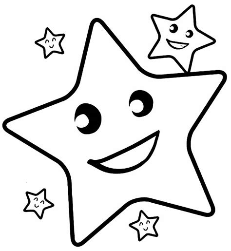 Desenhos Para Colorir De Estrelas