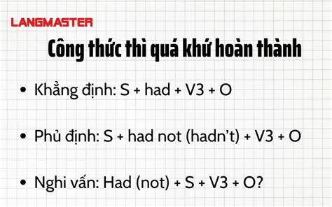 Th Qu Kh Ho N Th Nh Past Perfect C U Tr C C Ch D Ng V B I T P