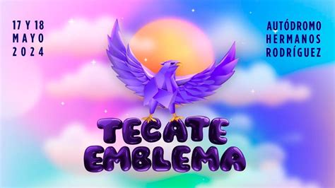 Tecate Emblema Revela Su Cartel Oficial