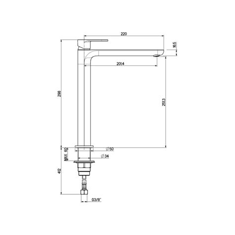 Set Miscelatori Lavabo Alto Bidet E Vasca In Finitura Nero Opaco