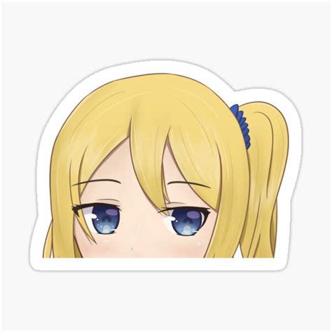 Hayasaka Peek Sticker For Sale By BroDann Redbubble