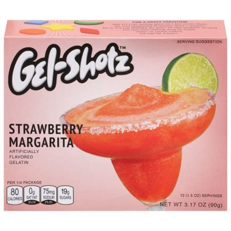 Gel Shotz Gelatin Strawberry Margarita 317 Oz Case Of 12 317 Oz Each Fred Meyer