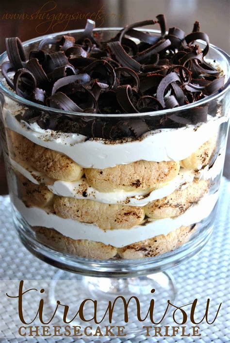 Tiramisu Cheesecake Trifle Shugary Sweets