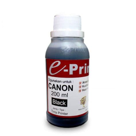 TINTA E PRINT 200ML BLACK