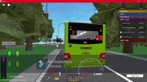 Roblox Singapore Bus Service Transit Roblox Kanford Town Bus