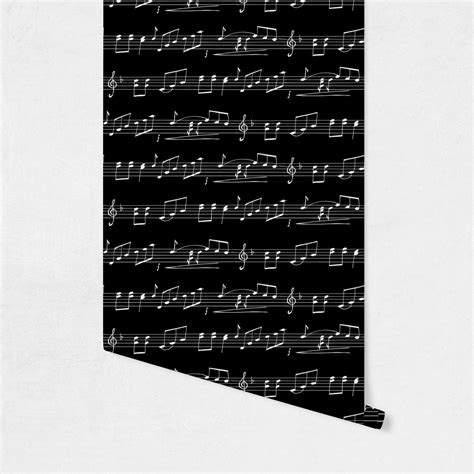 Custom Musical Notes Wallpaper & Surface Covering | YouCustomizeIt