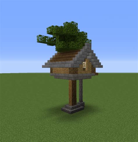 Simple Starter TreeHouse - Blueprints for MineCraft Houses, Castles ...