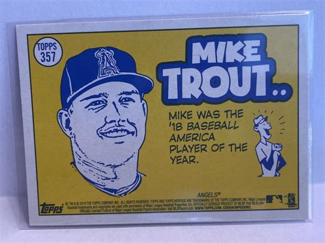 Topps Heritage Mike Trout For Sale Online Ebay