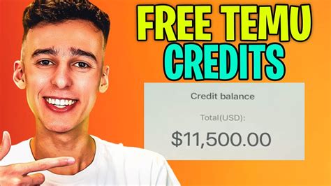 Free Temu Codes How I Got Credits On Temu Youtube