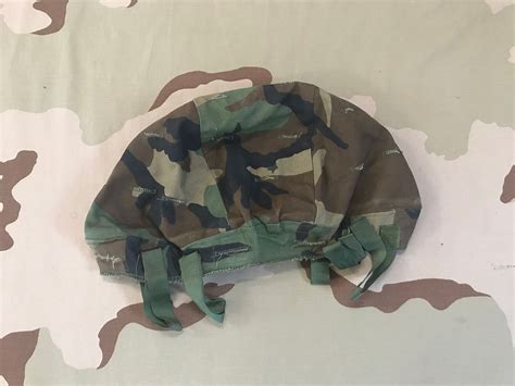 Us Military Kevlar Pasgt Helmet Cover Woodland Camo Army Navy Warehouse