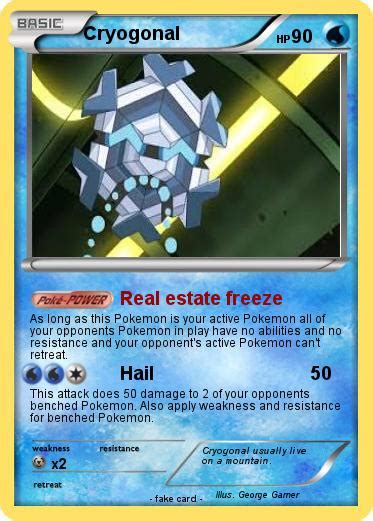 Pokémon Cryogonal 33 33 - Real estate freeze - My Pokemon Card