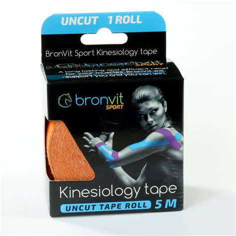 BronVit Sport Kinesio tape classic růžová 5cm x 5m BronVit Shop