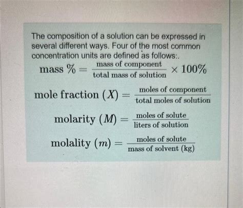 Solved A Solution Was Prepared By Dissolving G Of Kcl Chegg