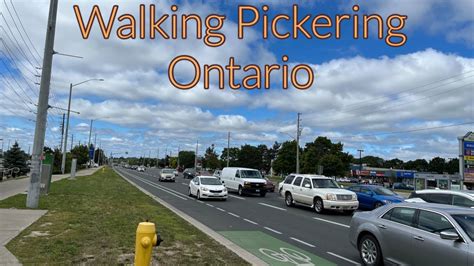 Walking Kingston Road In Pickering Ontario Canada Youtube