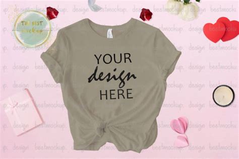 Khaki Mothers Day T Shirt Mockup Graphic By Thebest Mockup Creative